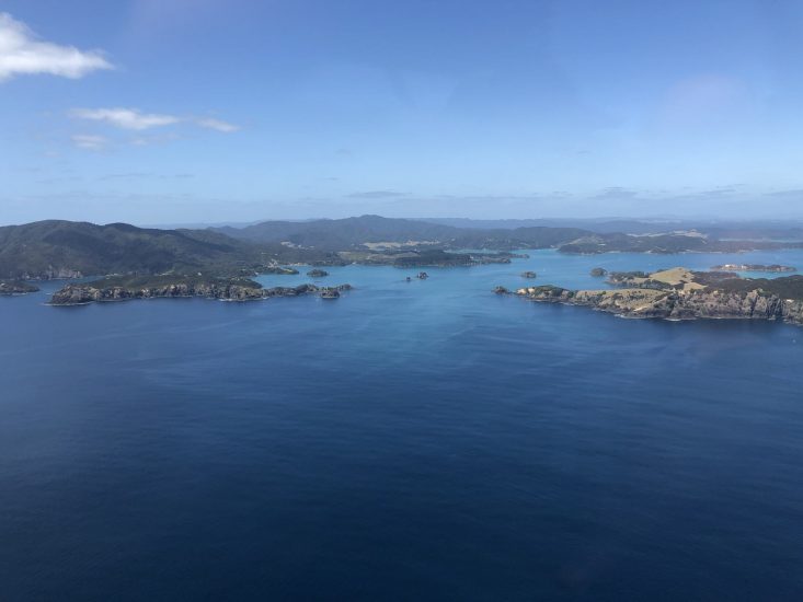 Ausblick über die Bay of Islands